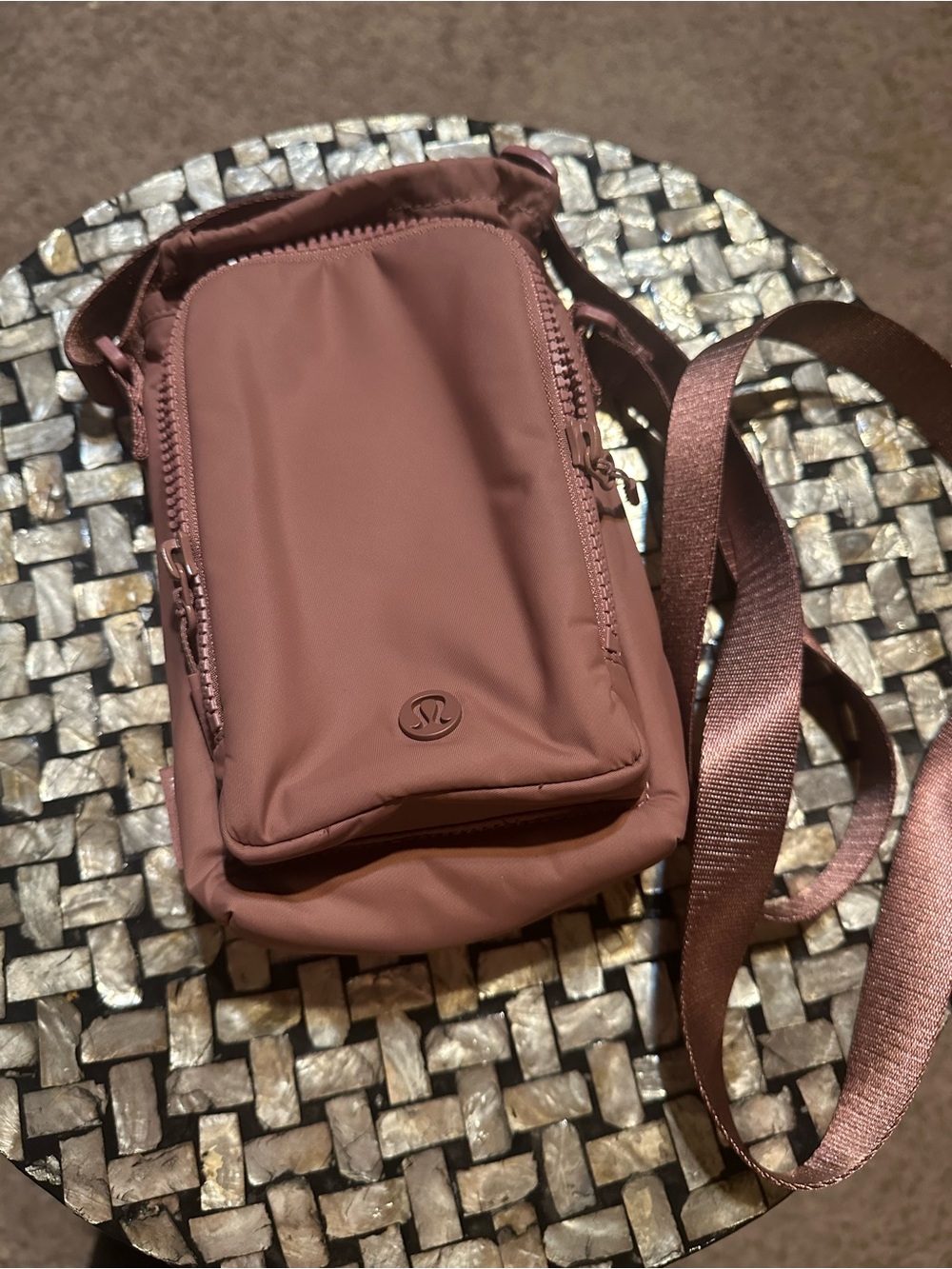 lululemon athletica Mauve Crossbody Belt Bag